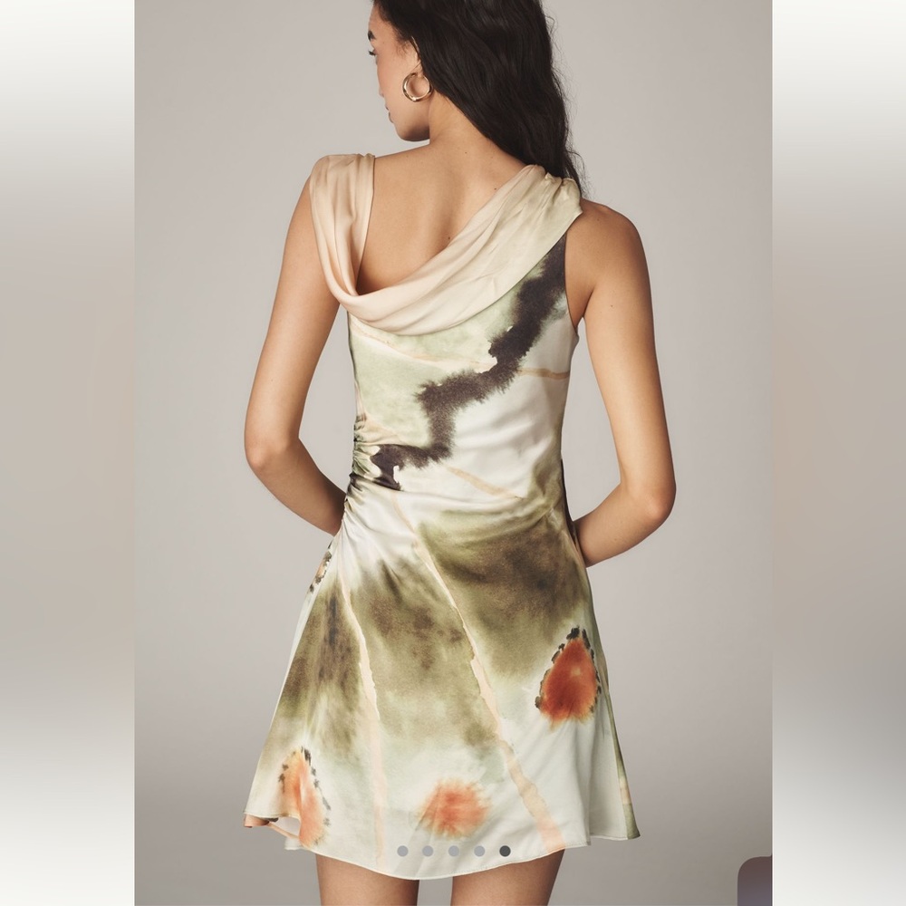 Amur‎ Elowen mini in butterfly wing One-Shoulder Dress - Picture 5 of 9